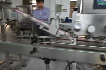 automatic servo motor 2 head filling line